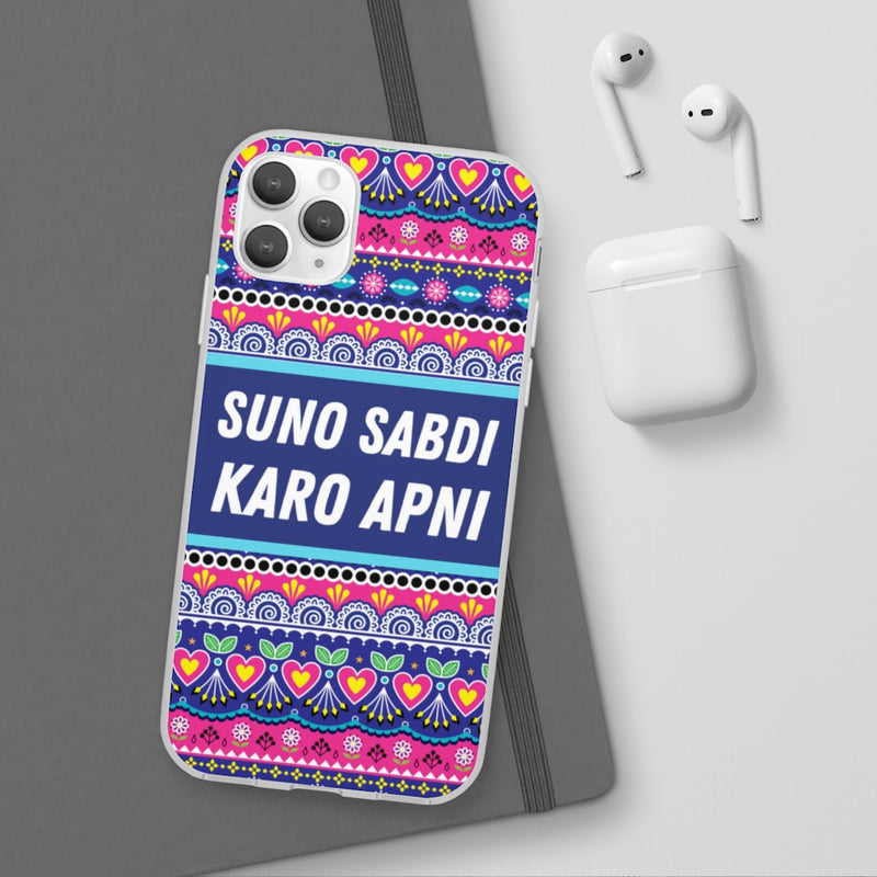 suno sabdi karo apni Flexi Cases - Phone Case by GTA Desi Store