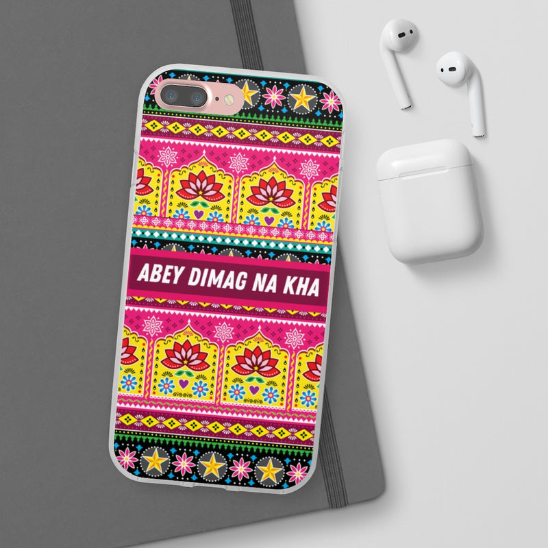 Abey Dimag Na Kha Flexi Cases - Phone Case by GTA Desi Store