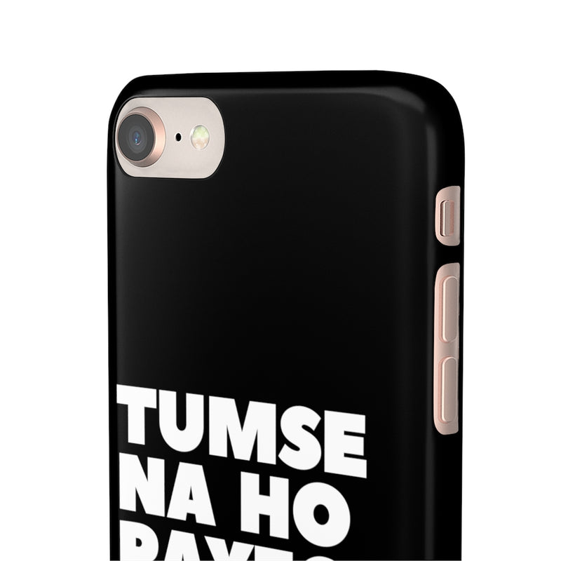 Tumse Na Ho Payega Snap Cases iPhone or Samsung - iPhone 8 / Glossy - Phone Case by GTA Desi Store