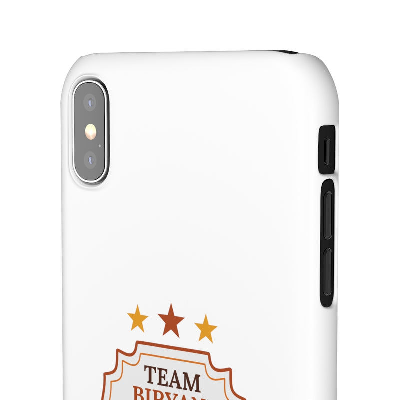 Team Biryani Snap Cases iPhone or Samsung - iPhone XS MAX / Matte - Phone Case by GTA Desi Store