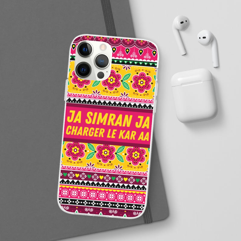 Ja Simran Ja Charger Le Kar Aa Flexi Cases - Phone Case by GTA Desi Store