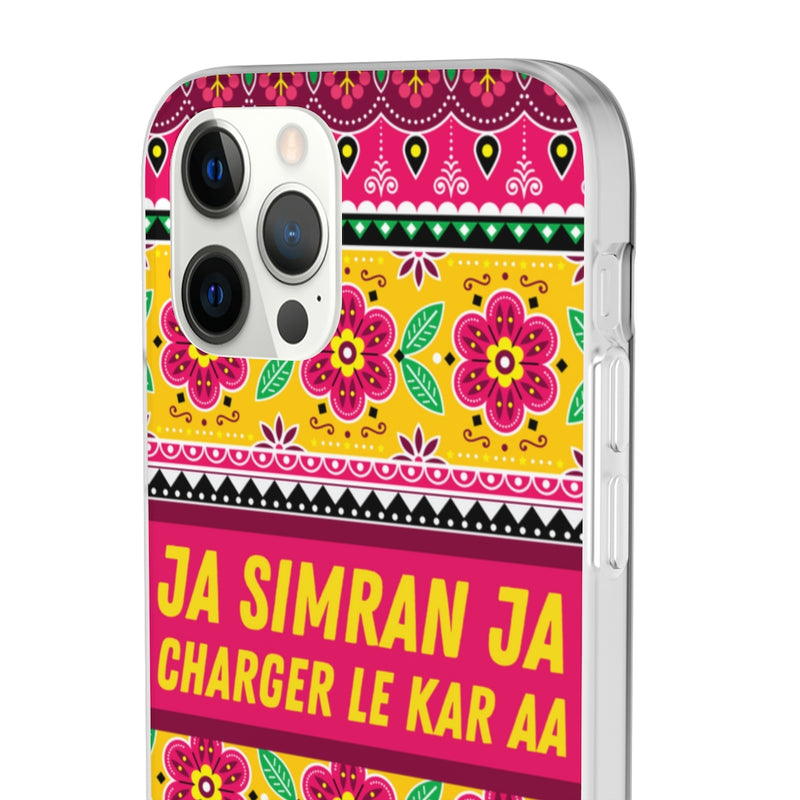 Ja Simran Ja Charger Le Kar Aa Flexi Cases - Phone Case by GTA Desi Store