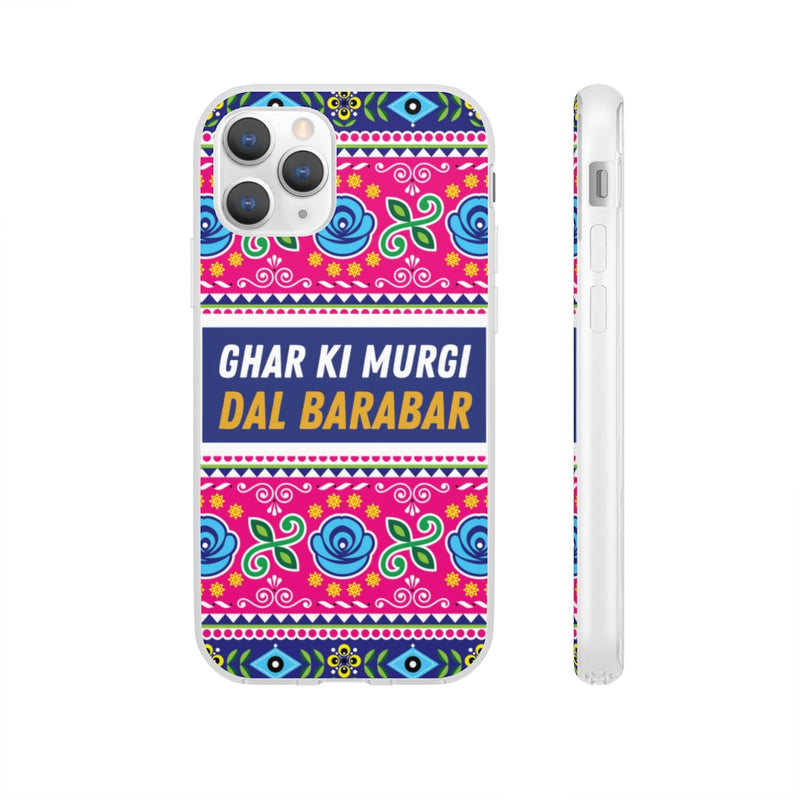 Ghar Ki Murgi Dal Barabar Flexi Cases - iPhone 11 Pro with gift packaging - Phone Case by GTA Desi Store