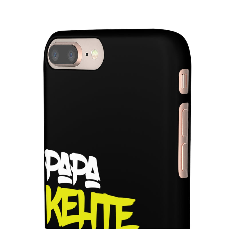 Papa Kehte Hain Bara Naam Karega Snap Cases iPhone or Samsung - iPhone 8 Plus / Matte - Phone Case by GTA Desi Store