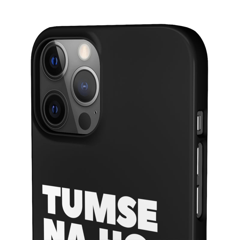Tumse Na Ho Payega Snap Cases iPhone or Samsung - iPhone 12 Pro Max / Glossy - Phone Case by GTA Desi Store