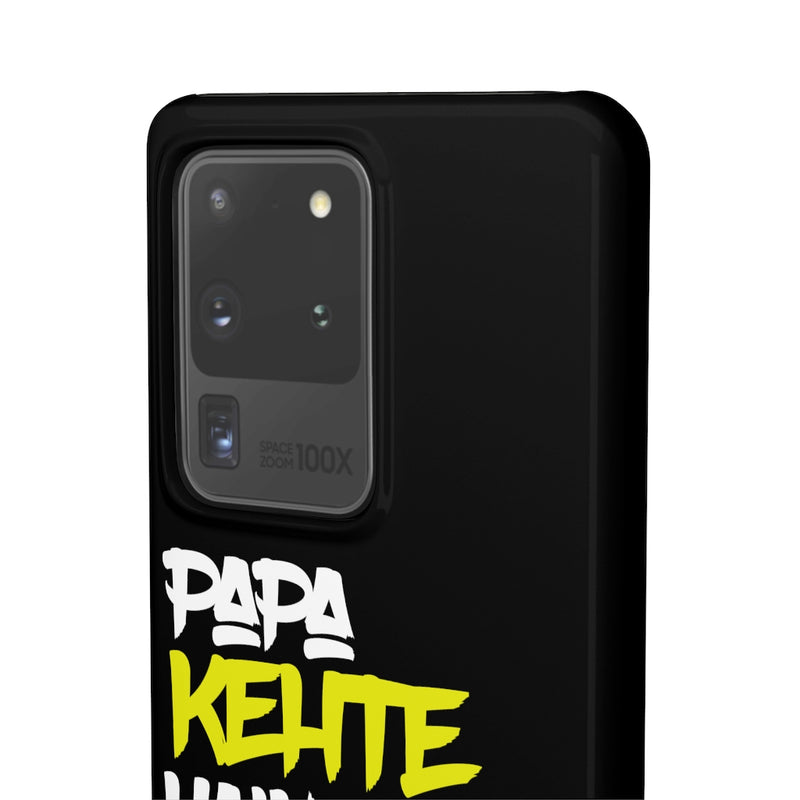 Papa Kehte Hain Bara Naam Karega Snap Cases iPhone or Samsung - Phone Case by GTA Desi Store