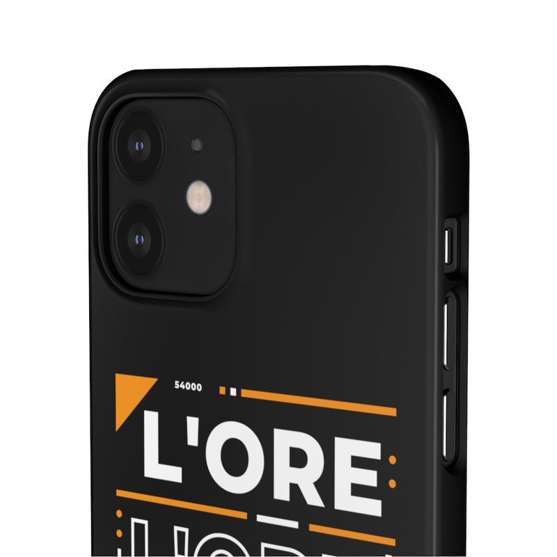 L'ore L'ore Ey Andey Wala Burger Jammeya E Nai Snap Cases iPhone or Samsung - iPhone 12 / Glossy - Phone Case by GTA Desi Store