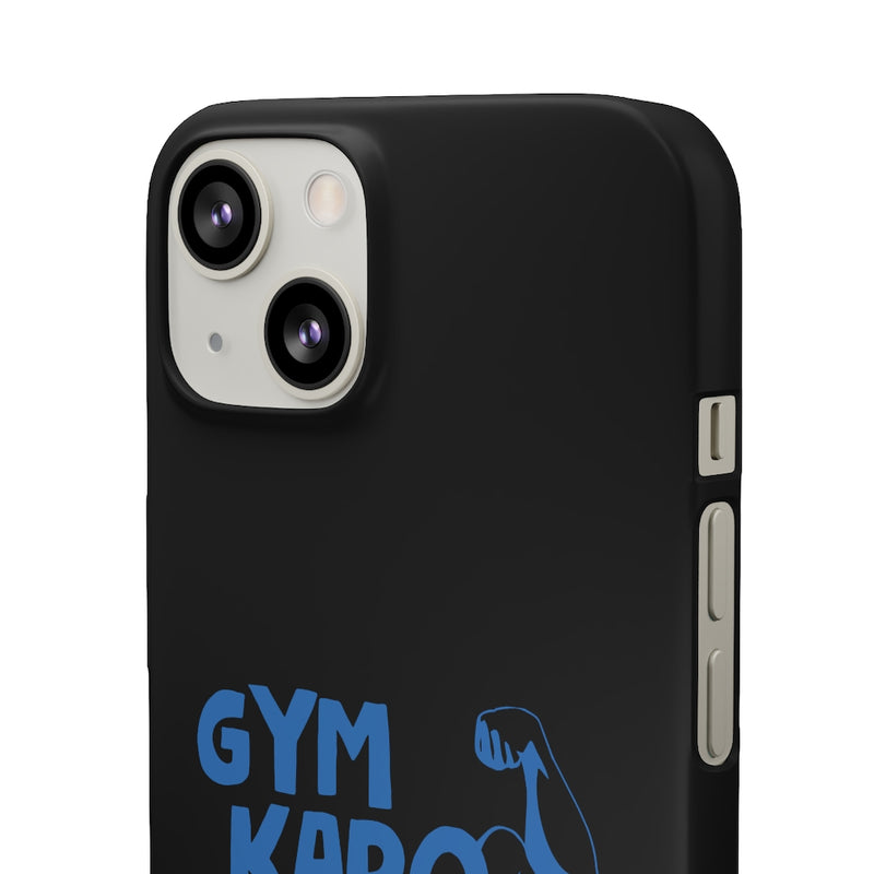 Gym Karo Pyar Nahin Snap Cases iPhone or Samsung - iPhone 13 / Matte - Phone Case by GTA Desi Store