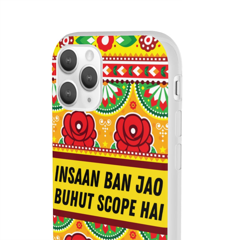 Insaan ban Jao Buhut Scope hai Flexi Cases - Phone Case by GTA Desi Store