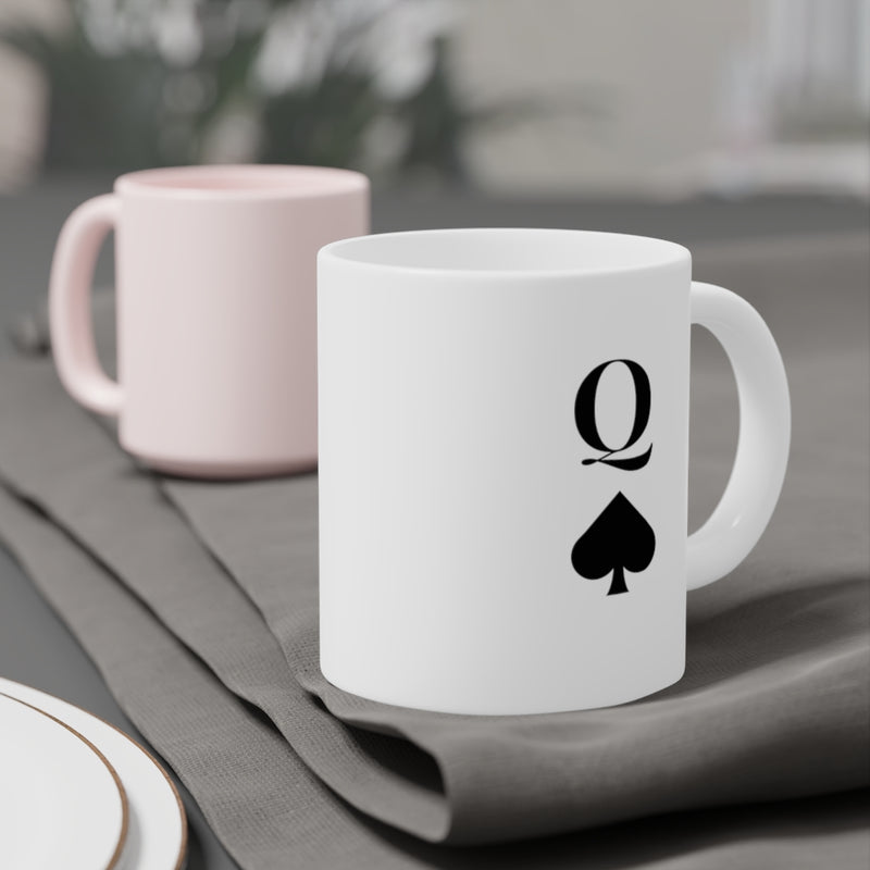 Queen of Spades Ceramic Mugs (11oz\15oz\20oz) - Mug by GTA Desi Store