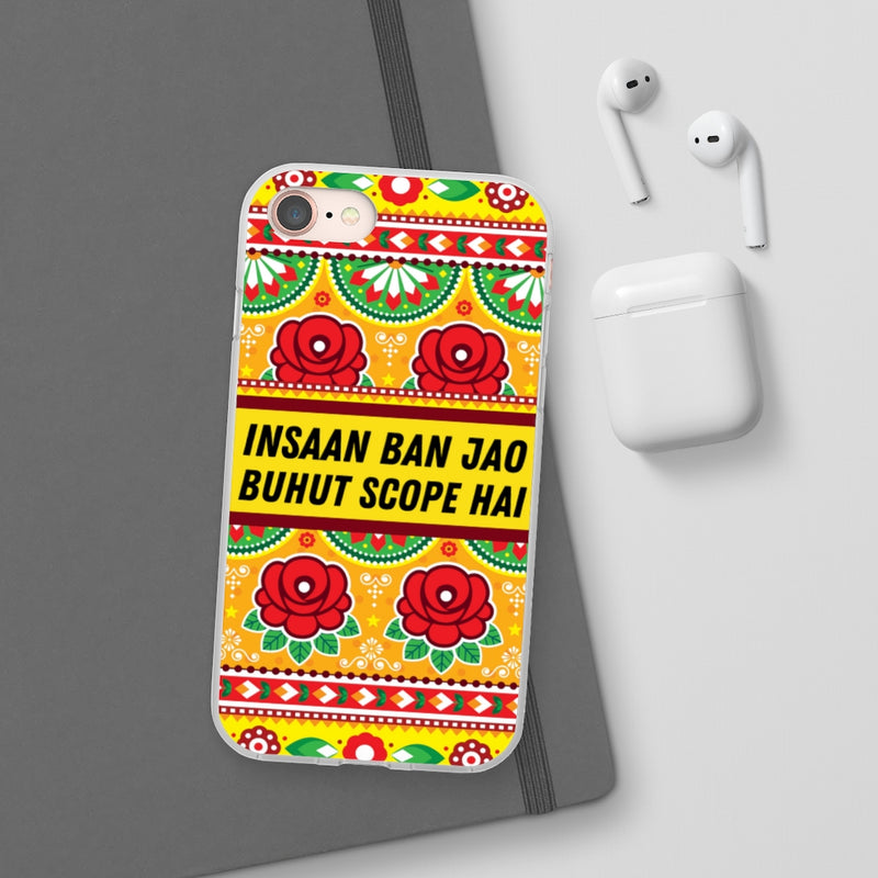 Insaan ban Jao Buhut Scope hai Flexi Cases - Phone Case by GTA Desi Store