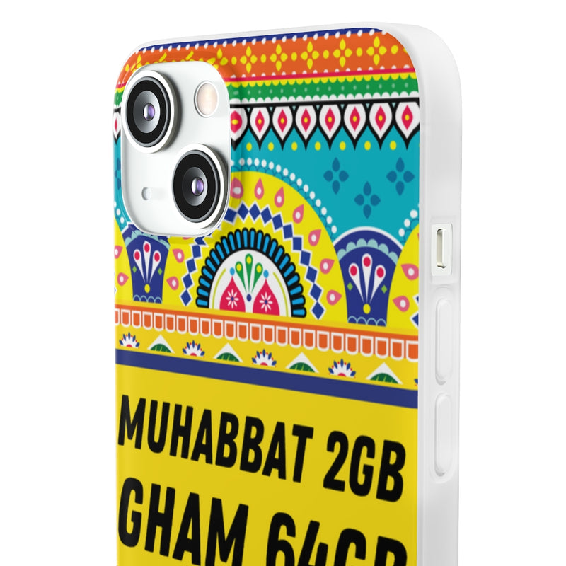 Muhabbat 2GB Gham 64GB Flexi Cases - Phone Case by GTA Desi Store