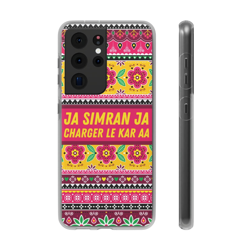 Ja Simran Ja Charger Le Kar Aa Flexi Cases - Samsung Galaxy S21 Ultra - Phone Case by GTA Desi Store