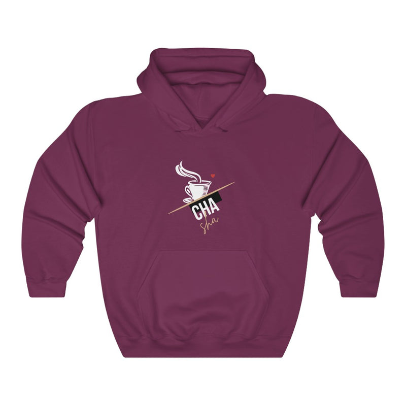 Cha Sha Unisex Heavy Blend™ Hooded Sweatshirt - Maroon / S - Hoodie by GTA Desi Store