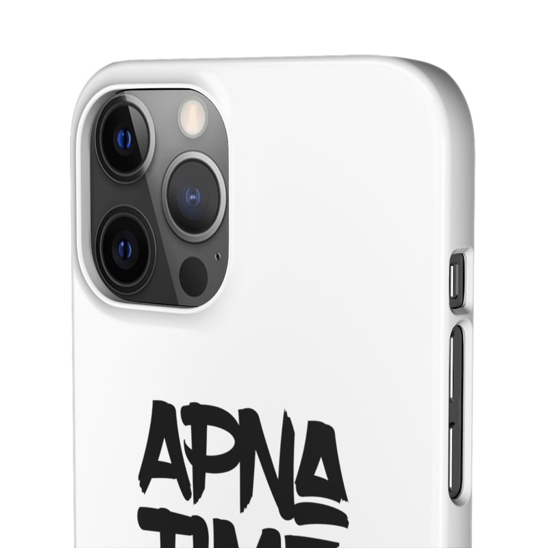 Apna Time Aayega Snap Cases iPhone or Samsung - iPhone 12 Pro Max / Glossy - Phone Case by GTA Desi Store