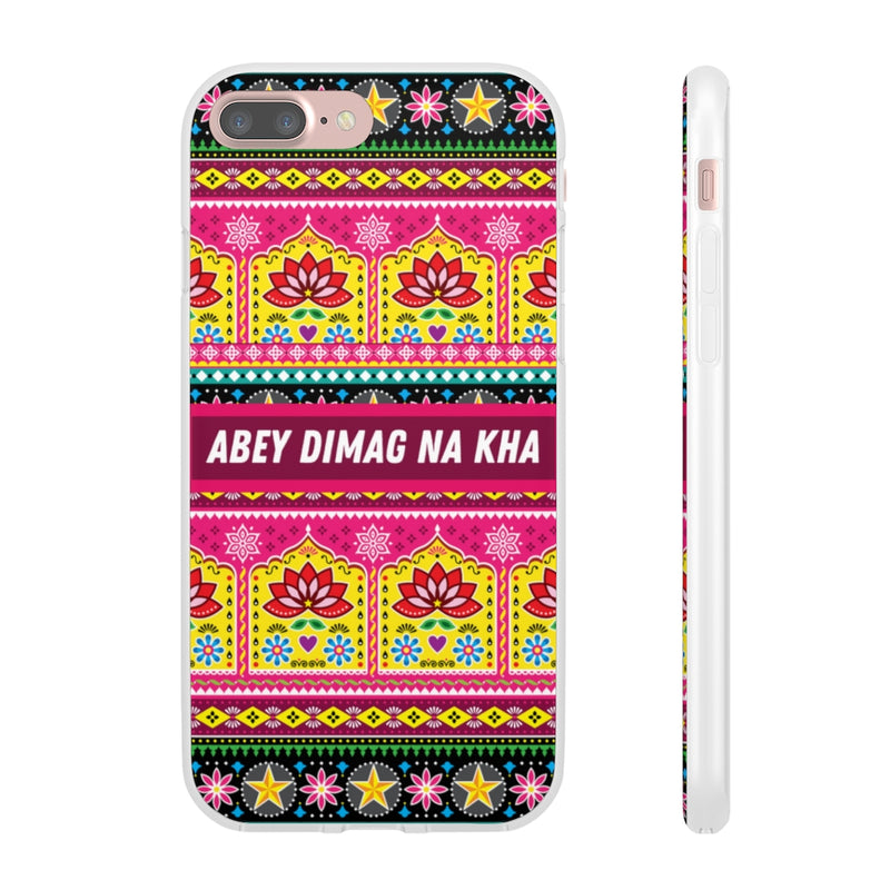 Abey Dimag Na Kha Flexi Cases - iPhone 7 Plus with gift packaging - Phone Case by GTA Desi Store