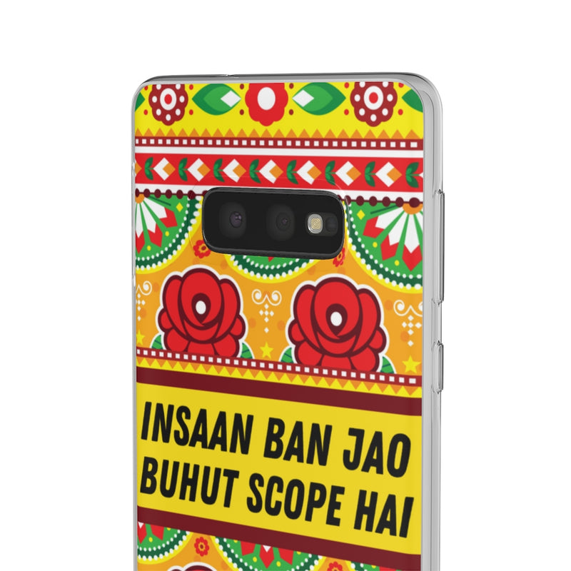 Insaan ban Jao Buhut Scope hai Flexi Cases - Phone Case by GTA Desi Store