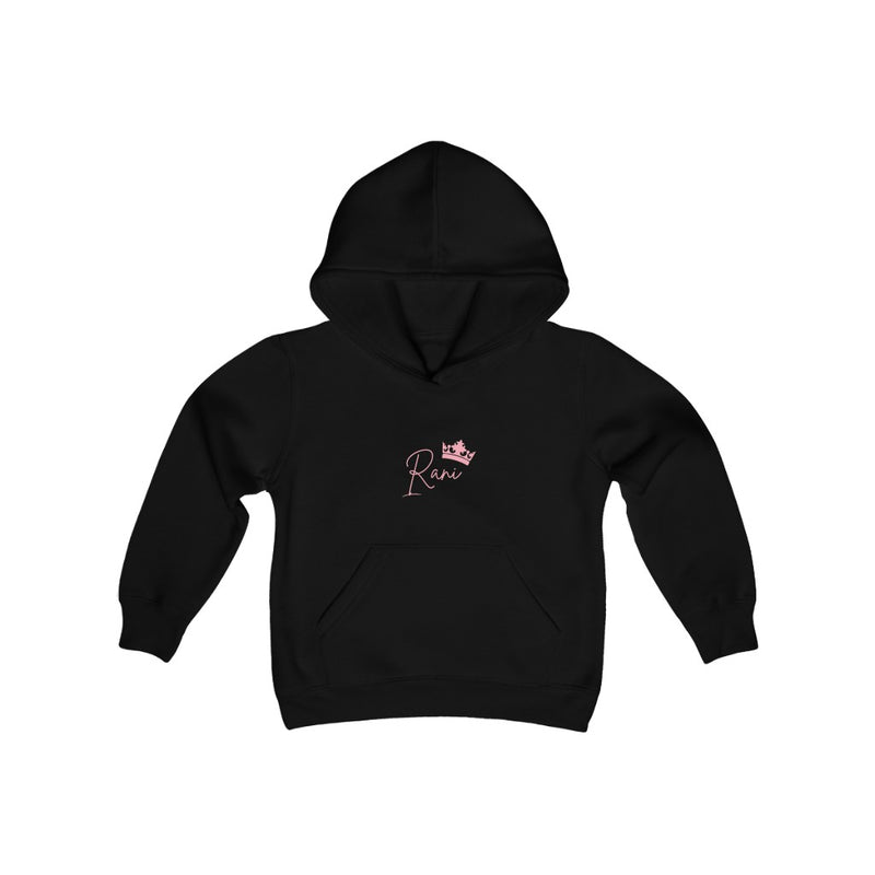 Rani Youth Heavy Blend Hooded Sweatshirt - Black / XS - Kids clothes by GTA Desi Store