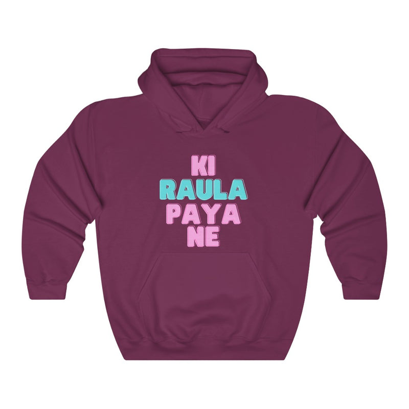 Ki Raula Paya Unisex Heavy Blend™ Hooded Sweatshirt - Maroon / S - Hoodie by GTA Desi Store