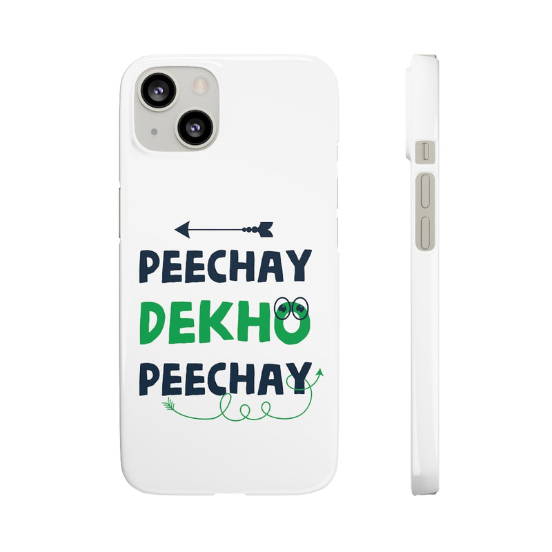 Peechay Dekho Peechay Snap Cases iPhone or Samsung - Phone Case by GTA Desi Store