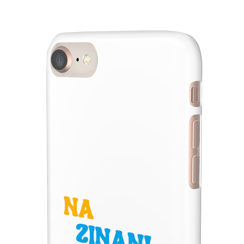 Na Zinani Hosi Na Pareeshani Hosi Snap Cases iPhone or Samsung - iPhone 8 / Glossy - Phone Case by GTA Desi Store