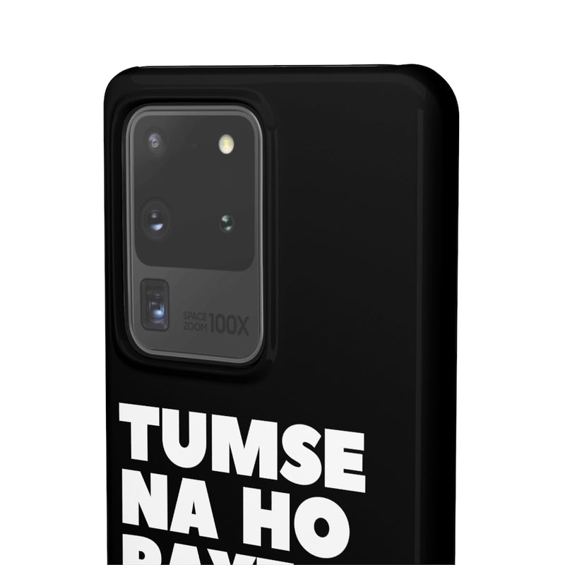 Tumse Na Ho Payega Snap Cases iPhone or Samsung - Samsung Galaxy S20 Ultra / Glossy - Phone Case by GTA Desi Store