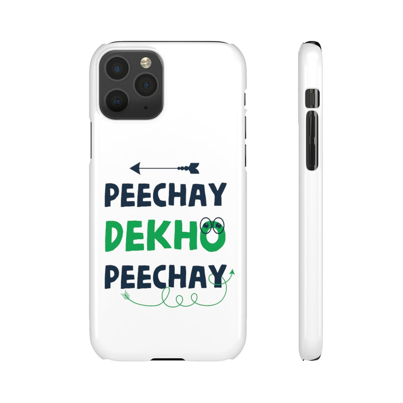 Peechay Dekho Peechay Snap Cases iPhone or Samsung - Phone Case by GTA Desi Store