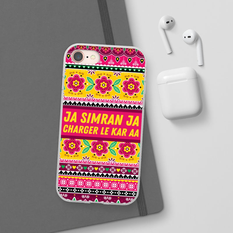 Ja Simran Ja Charger Le Kar Aa Flexi Cases - Phone Case by GTA Desi Store