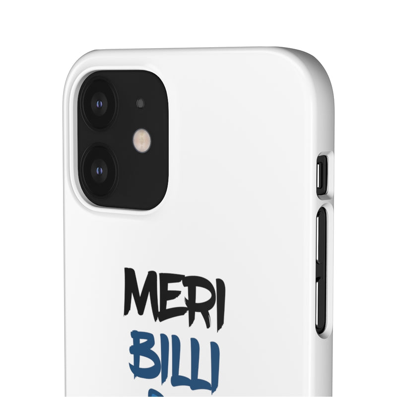 Meri Billi Menu Meow Snap Cases iPhone or Samsung - iPhone 12 / Glossy - Phone Case by GTA Desi Store