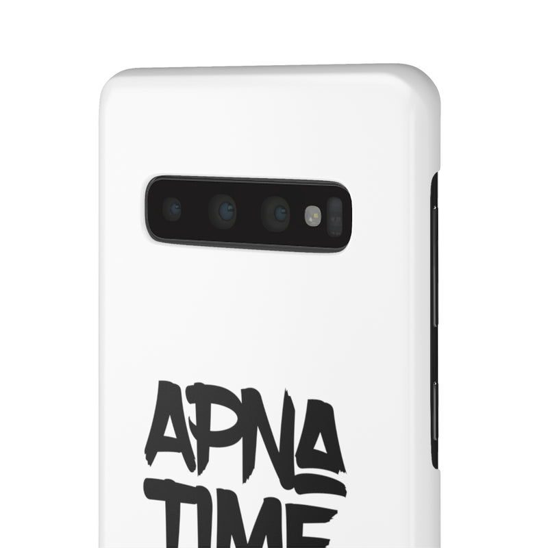 Apna Time Aayega Snap Cases iPhone or Samsung - Samsung Galaxy S10 / Glossy - Phone Case by GTA Desi Store
