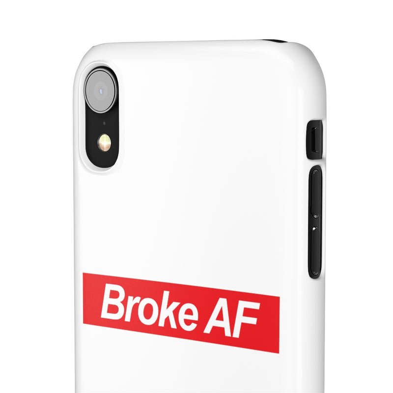 Broke AF Snap Cases iPhone or Samsung - iPhone XR / Glossy - Phone Case by GTA Desi Store