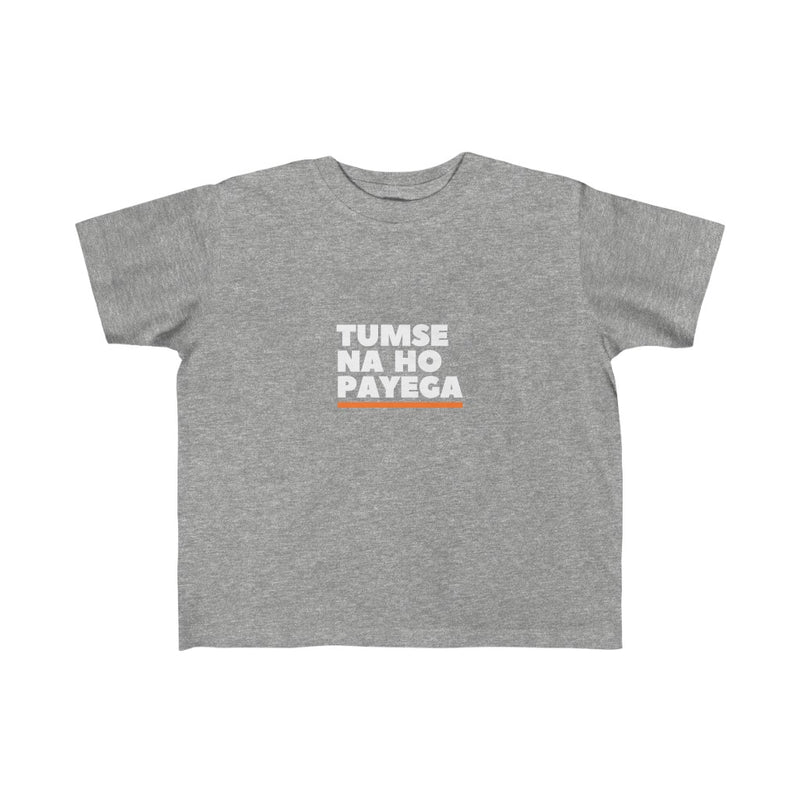 Tumse Na Ho Payega Kid's Fine Jersey Tee - Heather / 2T - Kids clothes by GTA Desi Store