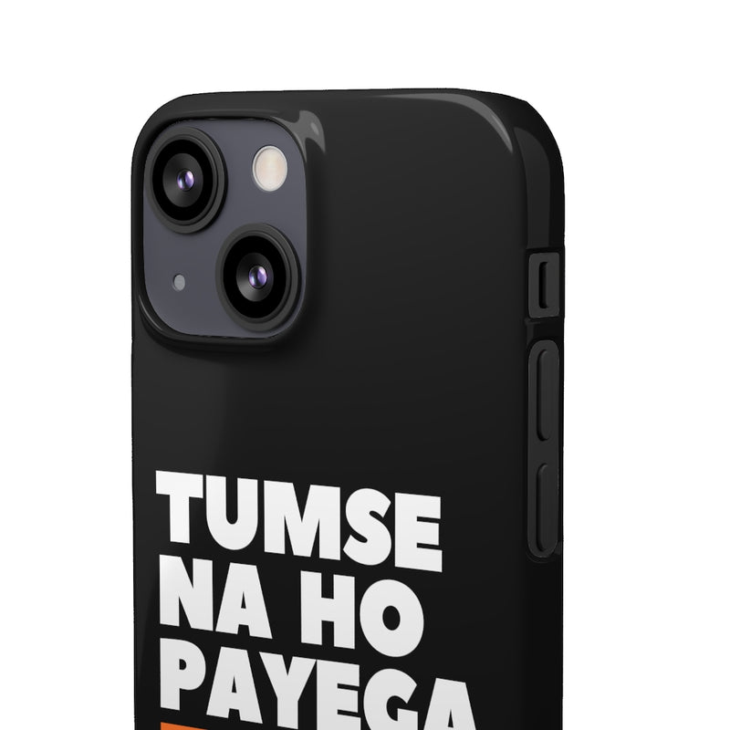 Tumse Na Ho Payega Snap Cases iPhone or Samsung - iPhone 13 Mini / Glossy - Phone Case by GTA Desi Store