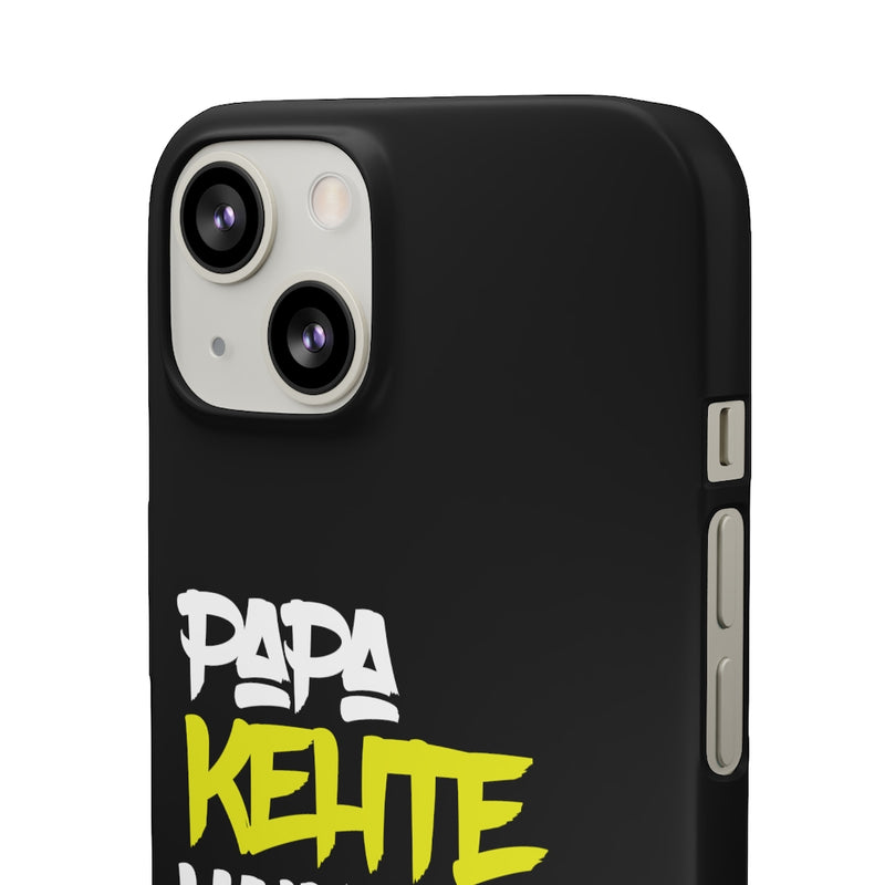 Papa Kehte Hain Bara Naam Karega Snap Cases iPhone or Samsung - iPhone 13 / Matte - Phone Case by GTA Desi Store