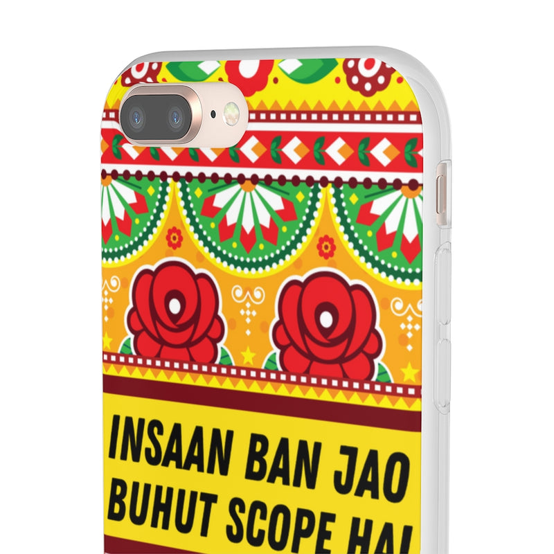 Insaan ban Jao Buhut Scope hai Flexi Cases - Phone Case by GTA Desi Store