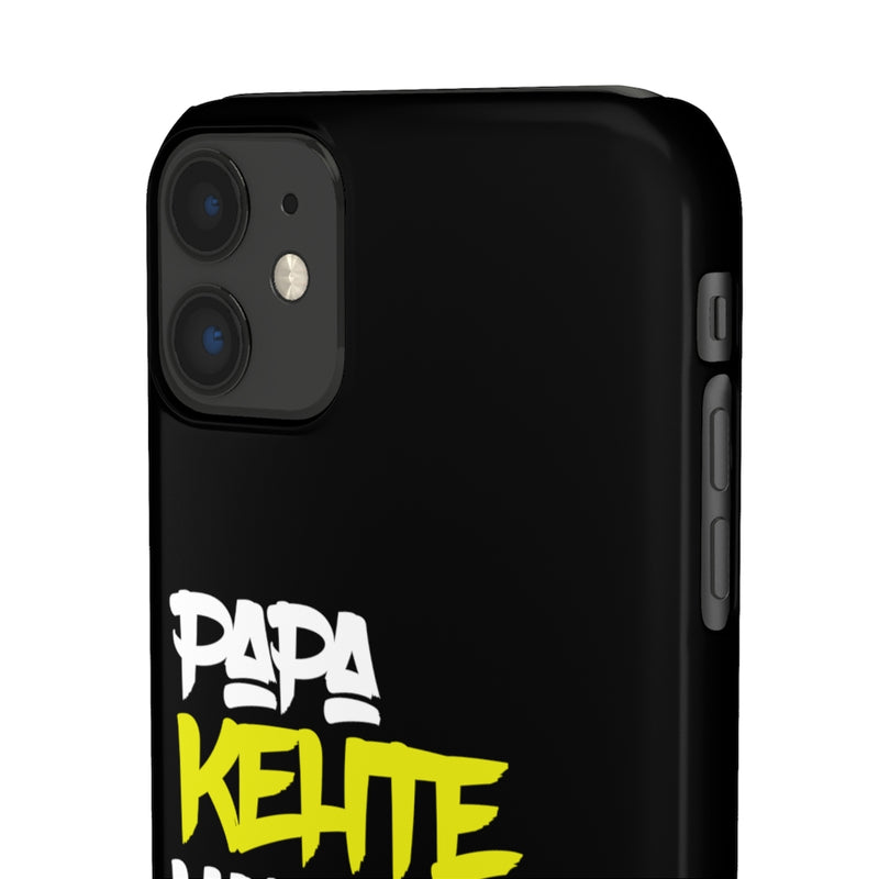 Papa Kehte Hain Bara Naam Karega Snap Cases iPhone or Samsung - iPhone 11 / Glossy - Phone Case by GTA Desi Store