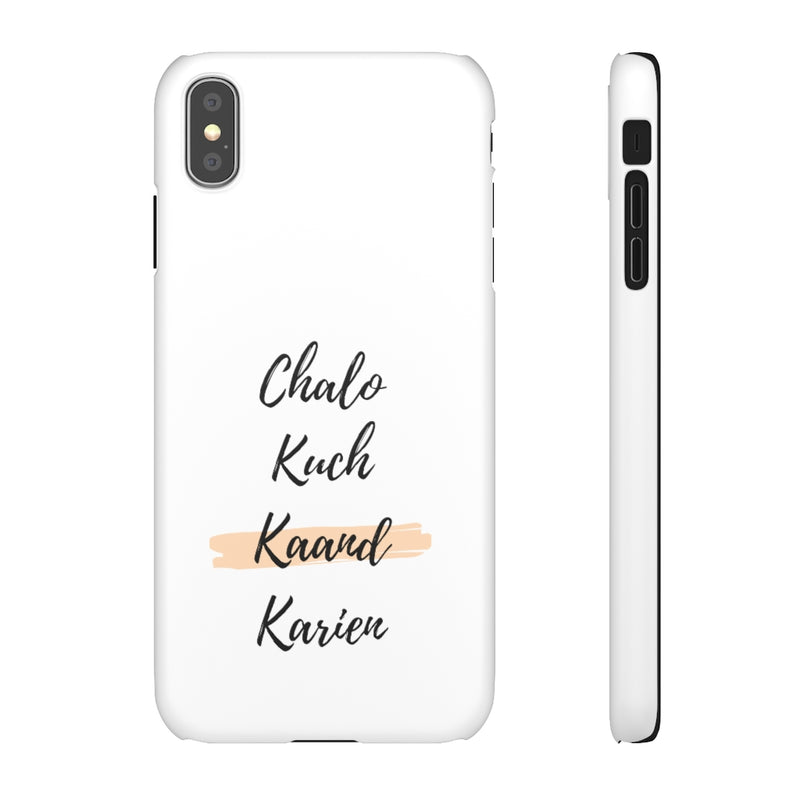 Chalo Kuch Kaand Karien Snap Cases iPhone or Samsung - Phone Case by GTA Desi Store