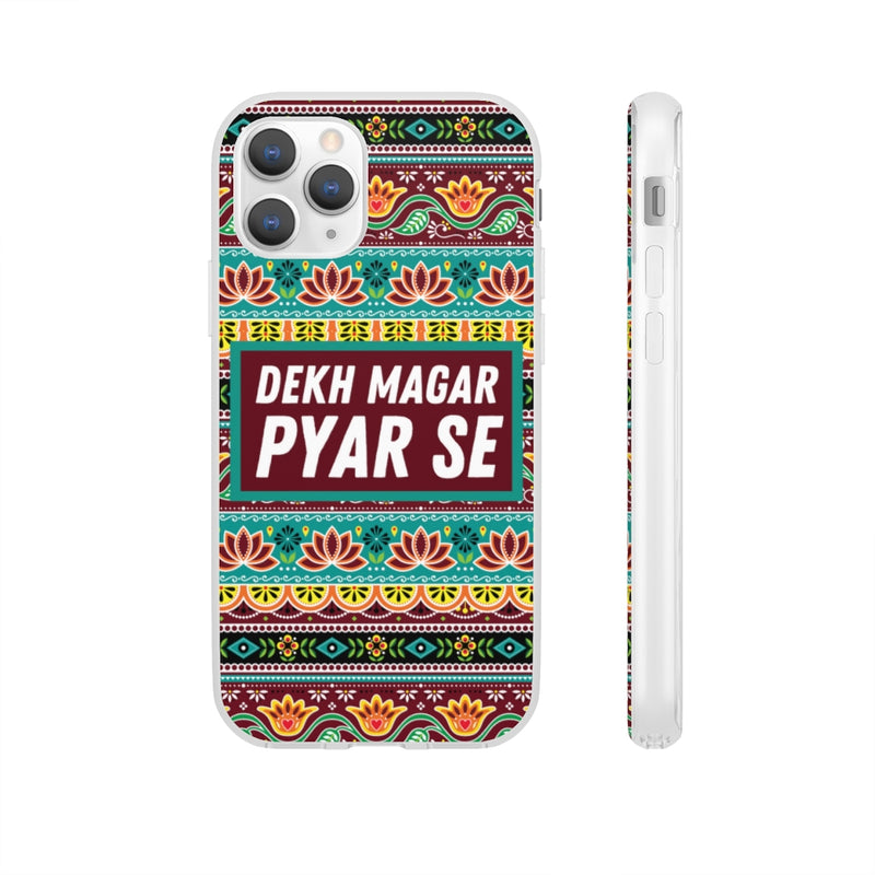 Dekh Magar Pyar Se Flexi Cases - iPhone 11 Pro - Phone Case by GTA Desi Store