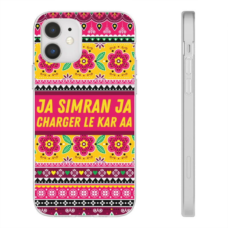 Ja Simran Ja Charger Le Kar Aa Flexi Cases - iPhone 12 - Phone Case by GTA Desi Store