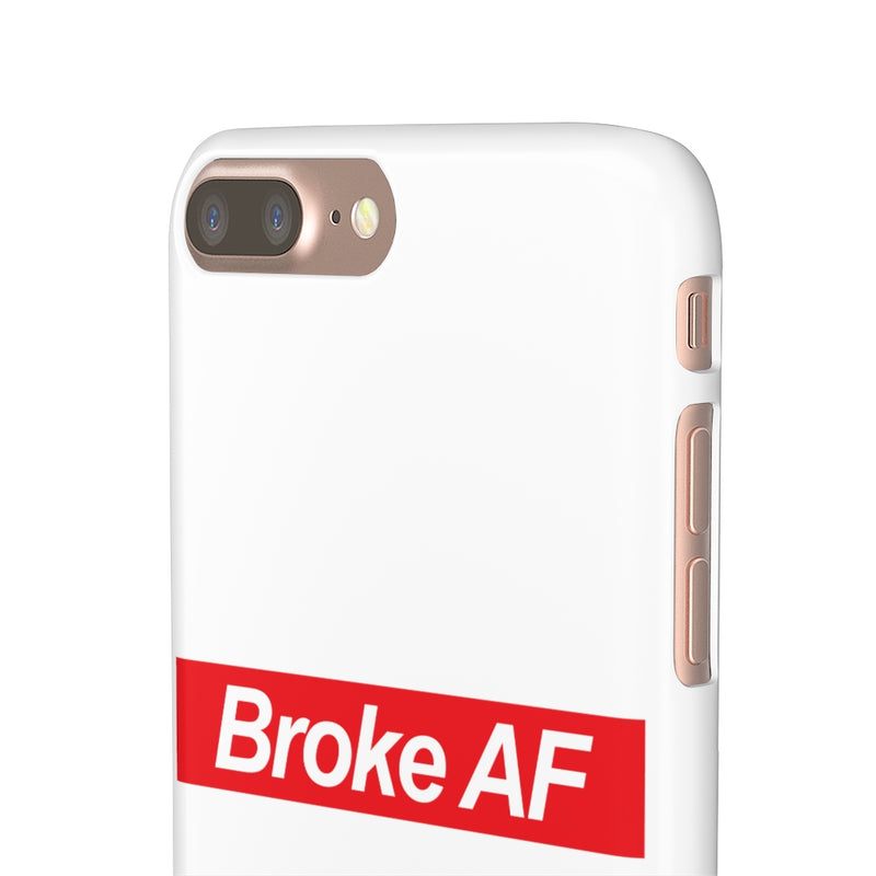 Broke AF Snap Cases iPhone or Samsung - iPhone 7 Plus / Glossy - Phone Case by GTA Desi Store