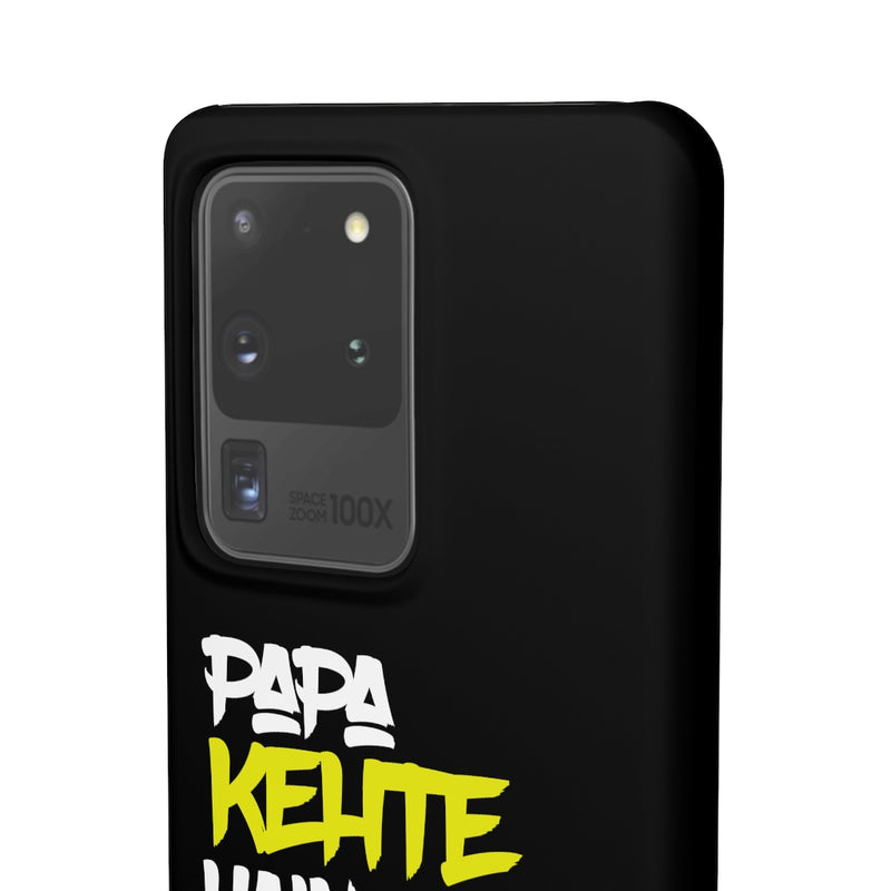 Papa Kehte Hain Bara Naam Karegi Snap Cases iPhone or Samsung - Samsung Galaxy S20 Ultra / Matte - Phone Case by GTA Desi Store