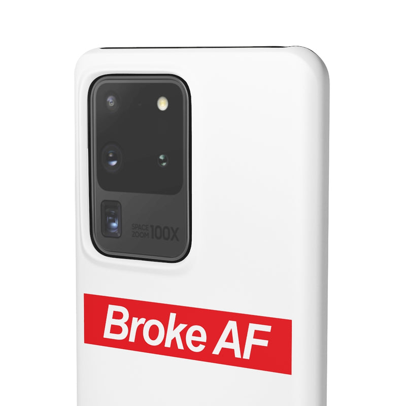 Broke AF Snap Cases iPhone or Samsung - Samsung Galaxy S20 Ultra / Matte - Phone Case by GTA Desi Store