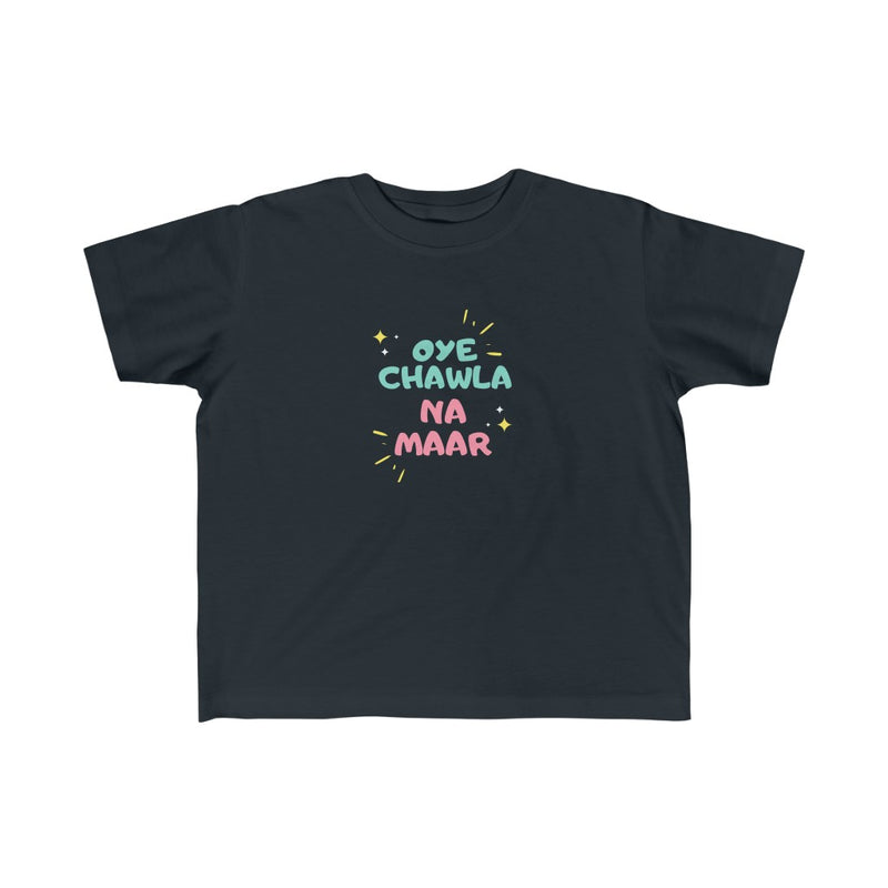 Oye Chawla Na Maar Kid's Fine Jersey Tee - Black / 2T - Kids clothes by GTA Desi Store