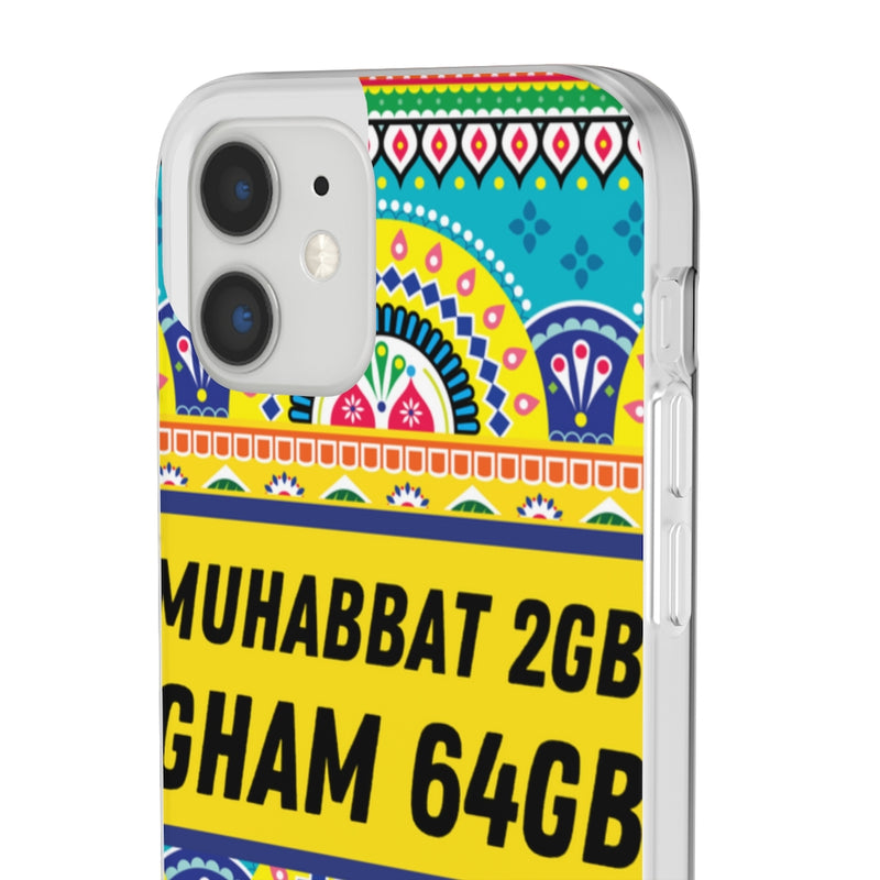 Muhabbat 2GB Gham 64GB Flexi Cases - Phone Case by GTA Desi Store