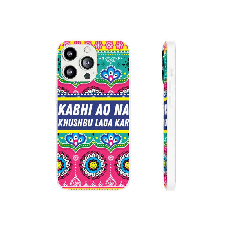 Kabhi Ao Na Khushbu Laga Kar Flexi Cases - iPhone 13 Pro with gift packaging - Phone Case by GTA Desi Store