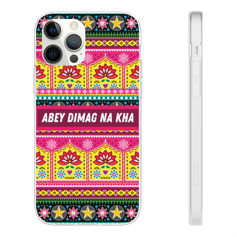 Abey Dimag Na Kha Flexi Cases - iPhone 12 Pro - Phone Case by GTA Desi Store