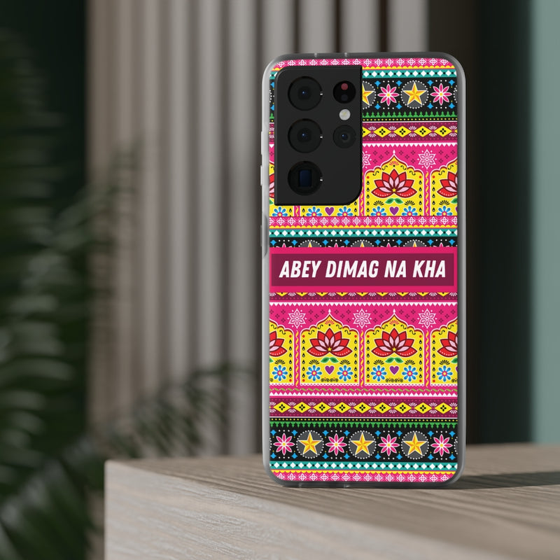 Abey Dimag Na Kha Flexi Cases - Phone Case by GTA Desi Store