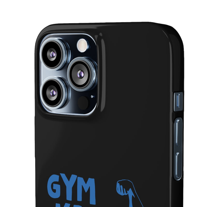 Gym Karo Pyar Nahin Snap Cases iPhone or Samsung - iPhone 13 Pro Max / Glossy - Phone Case by GTA Desi Store