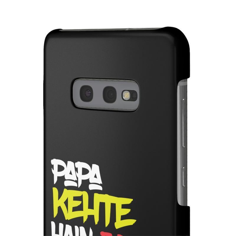 Papa Kehte Hain Bara Naam Karegi Snap Cases iPhone or Samsung - Samsung Galaxy S10E / Glossy - Phone Case by GTA Desi Store