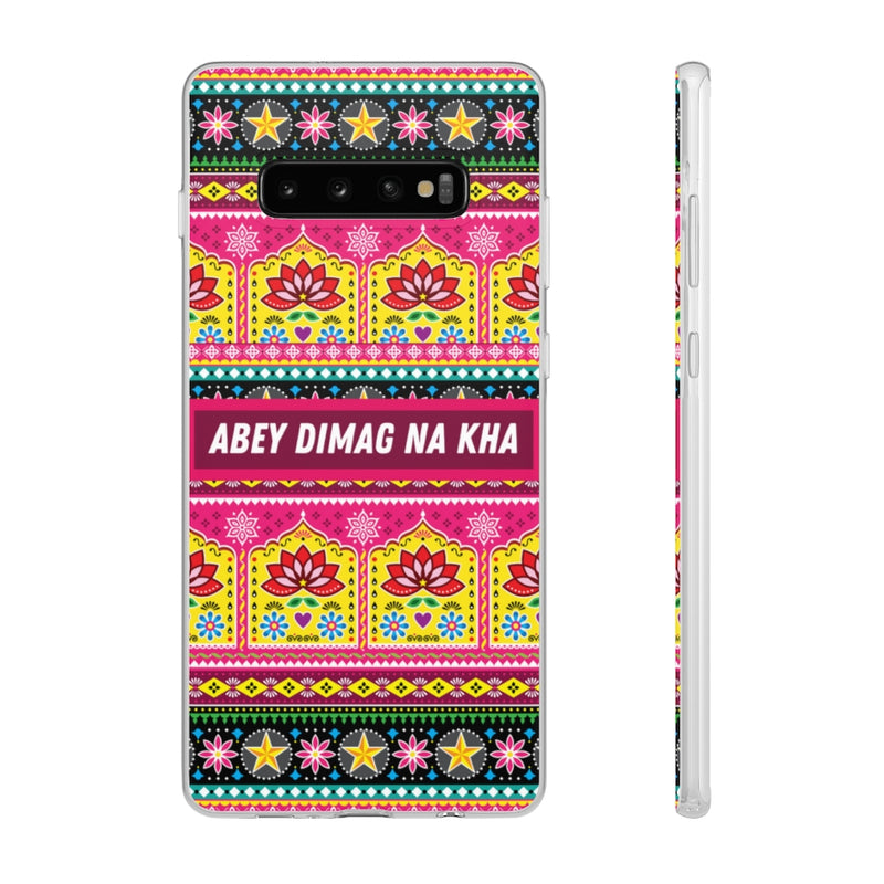 Abey Dimag Na Kha Flexi Cases - Samsung Galaxy S10 Plus - Phone Case by GTA Desi Store